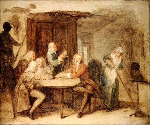 Antiikkiesineet (öljy kankaalle) tekijältä William Hogarth