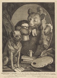 Tappelupukari tekijältä William Hogarth