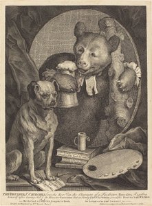 The Bruiser tekijältä William Hogarth