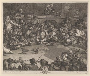 Kukkotappeluareena tekijältä William Hogarth