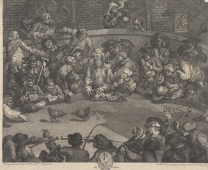 Kukkotappeluareena tekijältä William Hogarth