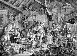 The Company of Strollers, kirjoittanut William Hogarth tekijältä William Hogarth