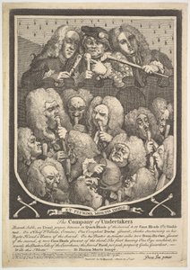 The Company of Undertakers, 3. maaliskuuta 1736. tekijältä William Hogarth