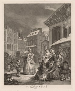 Päivän neljä kertaa: Aamu tekijältä William Hogarth