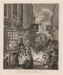 Päivän neljä kertaa: Yö tekijältä William Hogarth