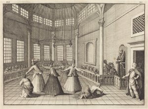 Moskeijan sisäpuoli tekijältä William Hogarth