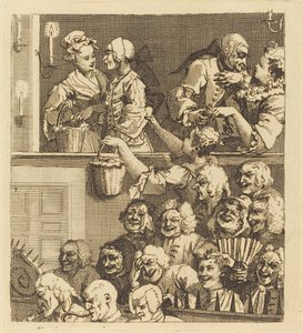 Naurava Yleisö tekijältä William Hogarth