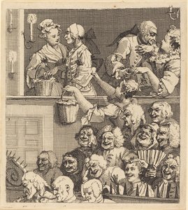 Naurava Yleisö tekijältä William Hogarth