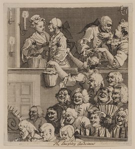 Naurava Yleisö tekijältä William Hogarth