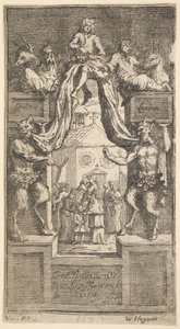 The New Metamorphosis: Frontispiece, Vol.1, 1724. tekijältä William Hogarth