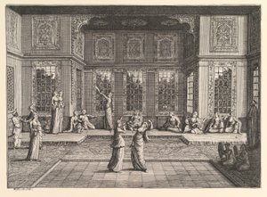 Seraglio Aubry de La Mottrayes matkustaa ympäri Eurooppaa, Aasiaa ja osaan ..., 1723-24. tekijältä William Hogarth