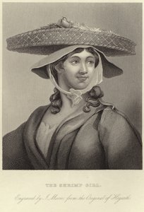 Katkarapu tyttö tekijältä William Hogarth