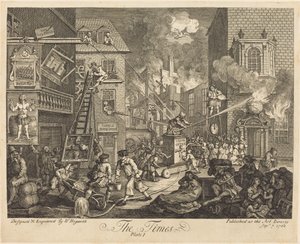 The Times, pl.1 tekijältä William Hogarth