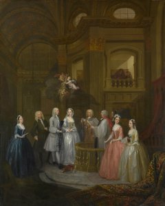 Stephen Beckinghamin ja Mary Coxin häät tekijältä William Hogarth