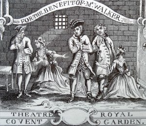 Lippu teatteriin tekijältä William Hogarth