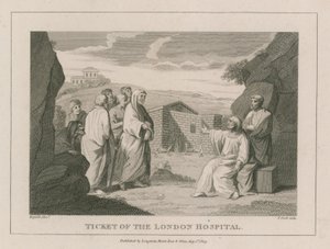 Lontoon sairaalan lippu tekijältä William Hogarth