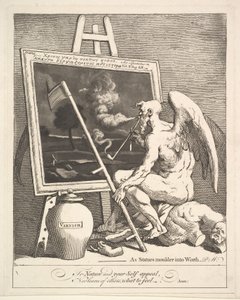 Time Smoking a Picture, n. 1761. tekijältä William Hogarth