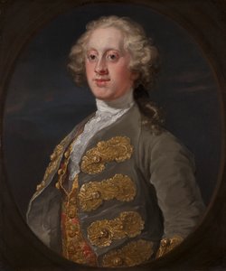 William Cavendish, Hartingtonin markiisi, myöhemmin neljäs Devonshiren herttua tekijältä William Hogarth