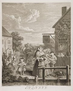 fi: Four Times of the Day: . tekijältä William Hogarth