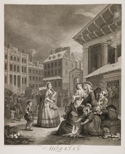 fi: Four Times of the Day: . tekijältä William Hogarth