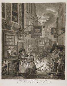 fi: Four Times of the Day: Night tekijältä William Hogarth