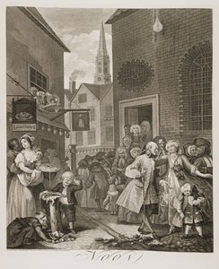 fi: Four Times of the Day: . tekijältä William Hogarth