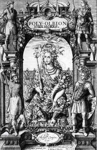 Michael Draytonin Poly-Olbionin etukappale, julkaistu vuonna 1622