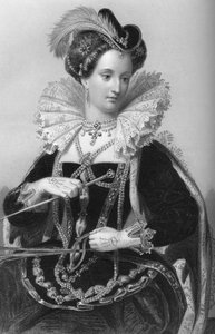 Kuningatar Elisabet I 1533-1603 Tilburyn linnakkeessa 1851.