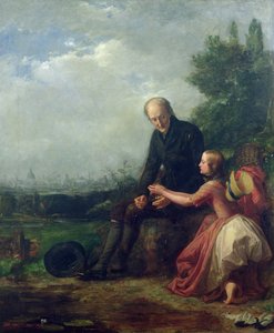Pikku Nell ja hänen isoisänsä tekijältä William Holman Hunt