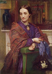 Muotokuva Fanny Holman Huntista (1833-66) 1866-68
