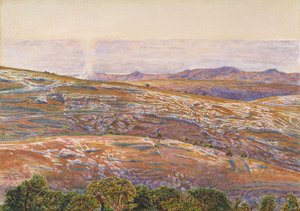 Kuollut meri Siloamista, 1861. tekijältä William Holman Hunt