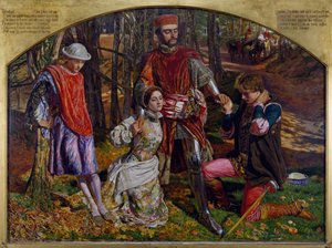 Kaksi Veronan herraa, 1850-1851. tekijältä William Holman Hunt