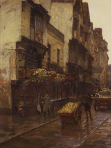 The Cradle of the Wills Tobacco Firm, Mary-le-Port Street, Bristol, n. 1902 (öljy kankaalle)