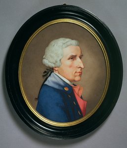 Sir William Hamiltonin muotokuva, n. 1802 (emali kuparilla) tekijältä William Hopkins Craft