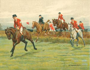 Historialliset ja nykyaikaiset kilpailut, pisteestä pisteeseen (chromolitho)