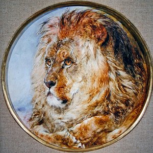 Leijonan muotokuva tekijältä William Huggins