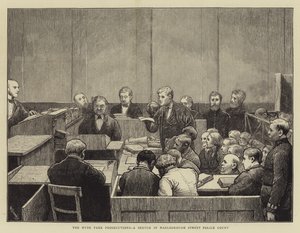 Hyde Park Prosecutions, luonnos Marlborough Streetin poliisioikeudessa