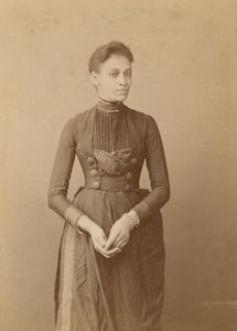 Naisen kaappikortti, 1885-1892. tekijältä William J. Kuebler