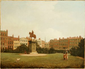 Näkymä Leicester Squarelle tekijältä William James