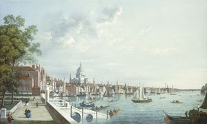 Thames Somerset Housesta, katsoen alavirtaan