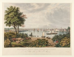 Baltimore kuvattuna läheltä Whetstone Pointia tekijältä William James Bennett