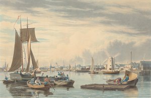 Boston: City Pointista Sea Streetin lähellä. tekijältä William James Bennett