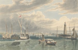 Buffalo, Lake Erie, julkaistu 1836.