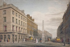 New Bridge Street, Lontoon kaupunki, 1809 tekijältä William James Bennett