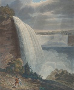 Niagaran putoukset Staircasen juurelta, 1829.