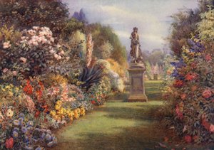 Hampton Courtin nurmikävely (värilitro) tekijältä William James Day