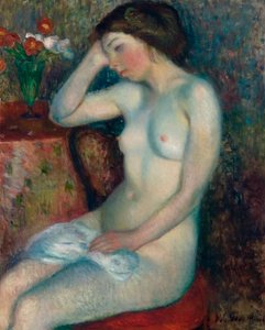 Nukkuva Tyttö tekijältä William James Glackens