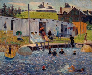 The Bathing Hour, Chester, Nova Scotia tekijältä William James Glackens