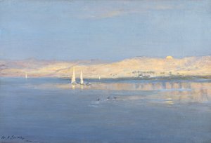 Kuu nousee Niilin yli, 1900