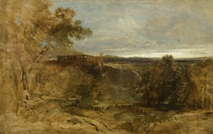 Tivoli - A Sketch, n. 1835 (öljy kankaalle) tekijältä William James Muller